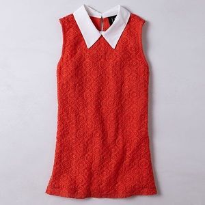 LIV Brixham lace tank with collar